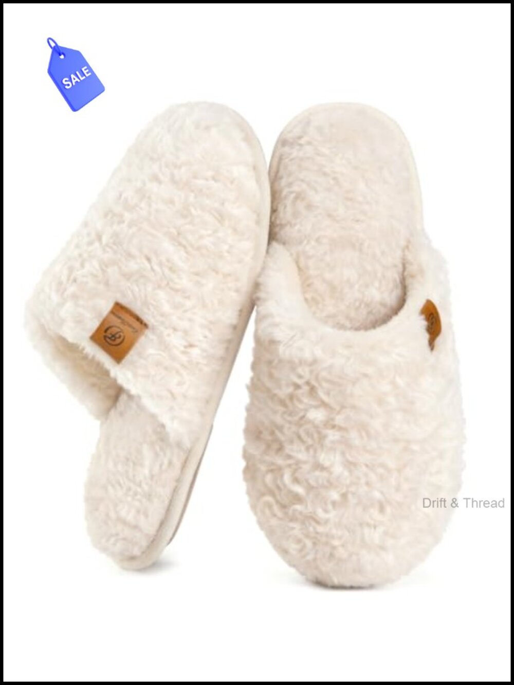 Fuzzy Memory Foam Slippers Cozy Indoor House Shoes